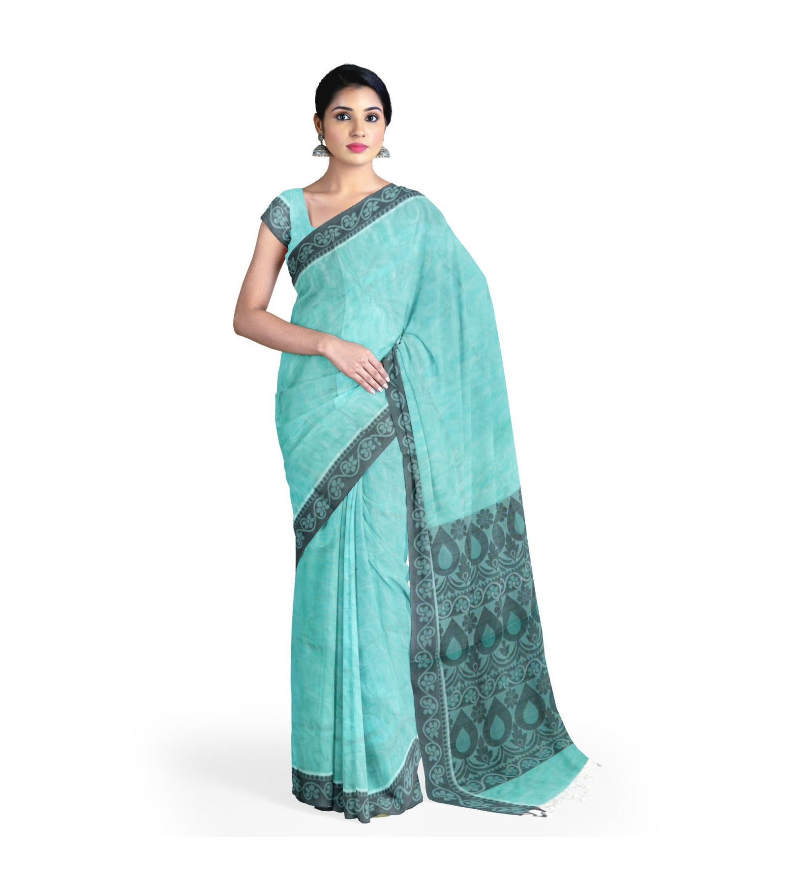 Exclusive Kovai Kora Cotton Saree